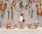 White Flower Wall Birthday