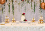 White Flower Wall Birthday