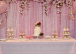 Pink Flower-wall Birthday