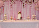Pink Flower-wall Birthday