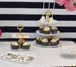 Black and White Floral Birthday