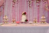 Pink Flower-wall Birthday