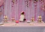 Pink Flower-wall Birthday