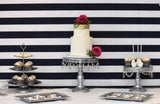 Black and White Floral Birthday
