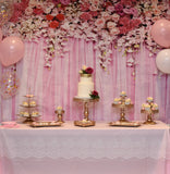 Pink Flower-wall Bridal Shower