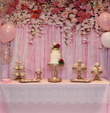 Pink Flower-wall Birthday